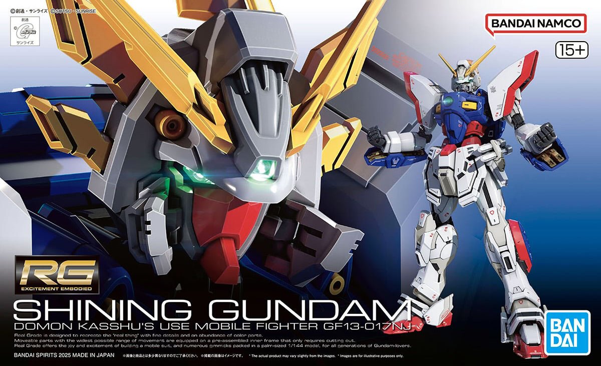 Bandai - RG 1/144 Shining Gundam - Good Game Anime