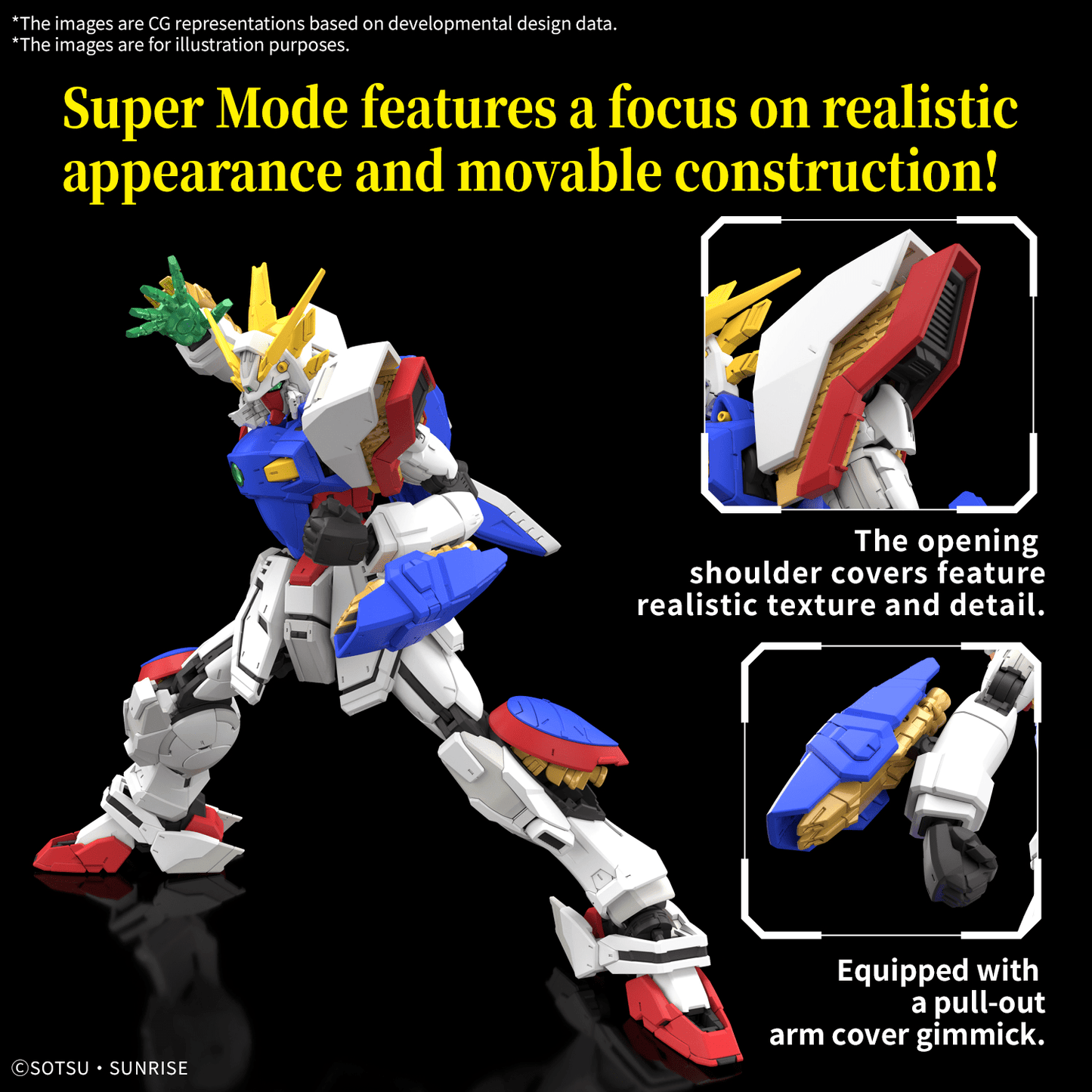 Bandai - RG 1/144 Shining Gundam - Good Game Anime