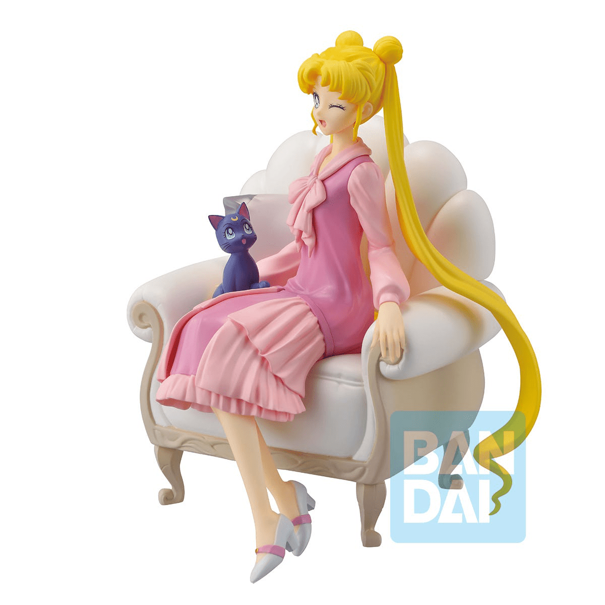 Bandai - Sailor Moon Cosmos The Movie Usagi and Luna Antique Style Ichiban Statue - Good Game Anime