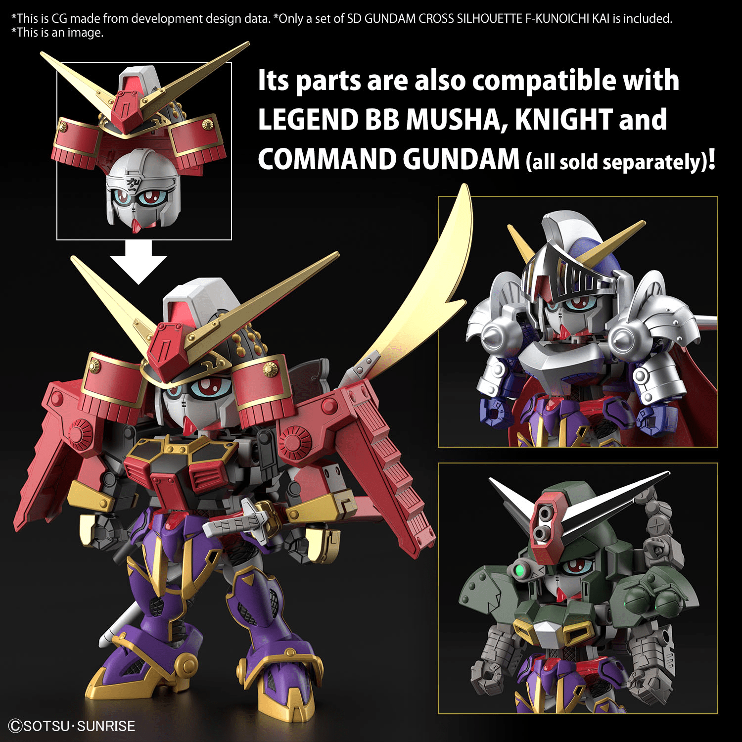 Bandai - SD Gundam Cross Silhouette F-KUNOICHI KAI - Good Game Anime