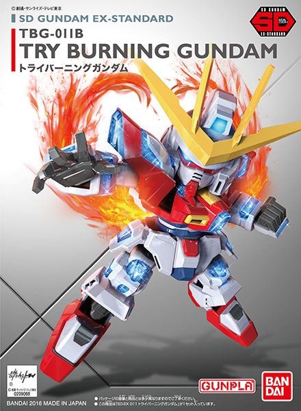 Bandai - SD Gundam EX Standard Try Burning Gundam - Good Game Anime