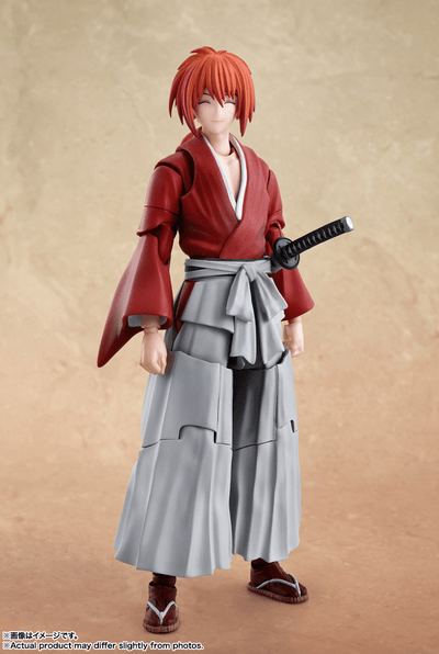 Bandai - S.H.Figuarts Kenshin Himura - Rurouni Kenshin: Meiji Swordsman Romantic Story - Good Game Anime