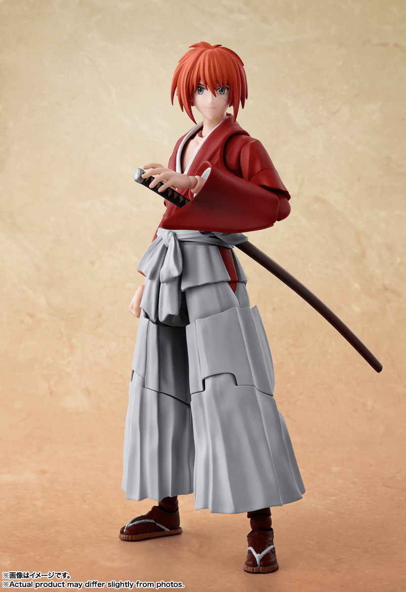 Bandai - S.H.Figuarts Kenshin Himura - Rurouni Kenshin: Meiji Swordsman Romantic Story - Good Game Anime