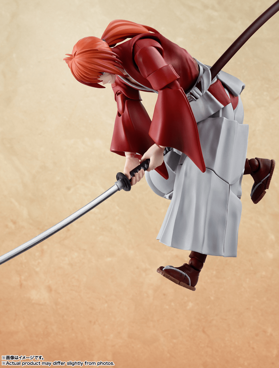 Bandai - S.H.Figuarts Kenshin Himura - Rurouni Kenshin: Meiji Swordsman Romantic Story - Good Game Anime