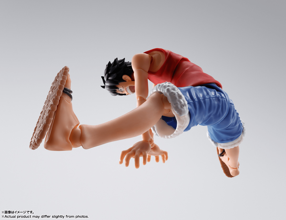 Bandai - S.H.Figuarts MONKEY.D.LUFFY - ROMANCE DAWN - "ONE PIECE" Action Figure - Good Game Anime