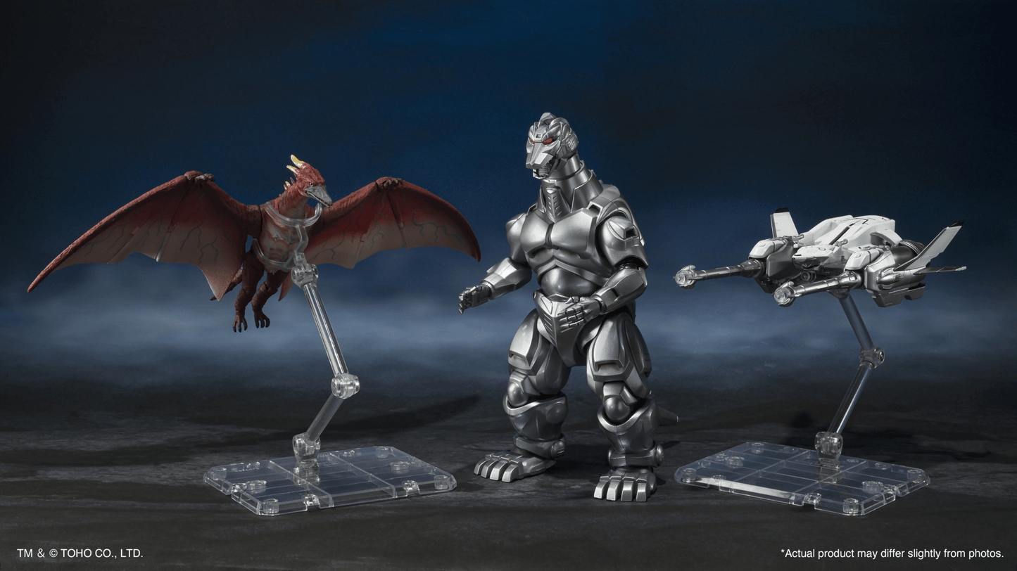 Bandai - S.H.Figuarts MonsterArts Mechagodzilla & Garuda & Fire Rodan Makuhari Decisive Battle Ver. (Godzilla vs. Mechagodzilla) - Good Game Anime