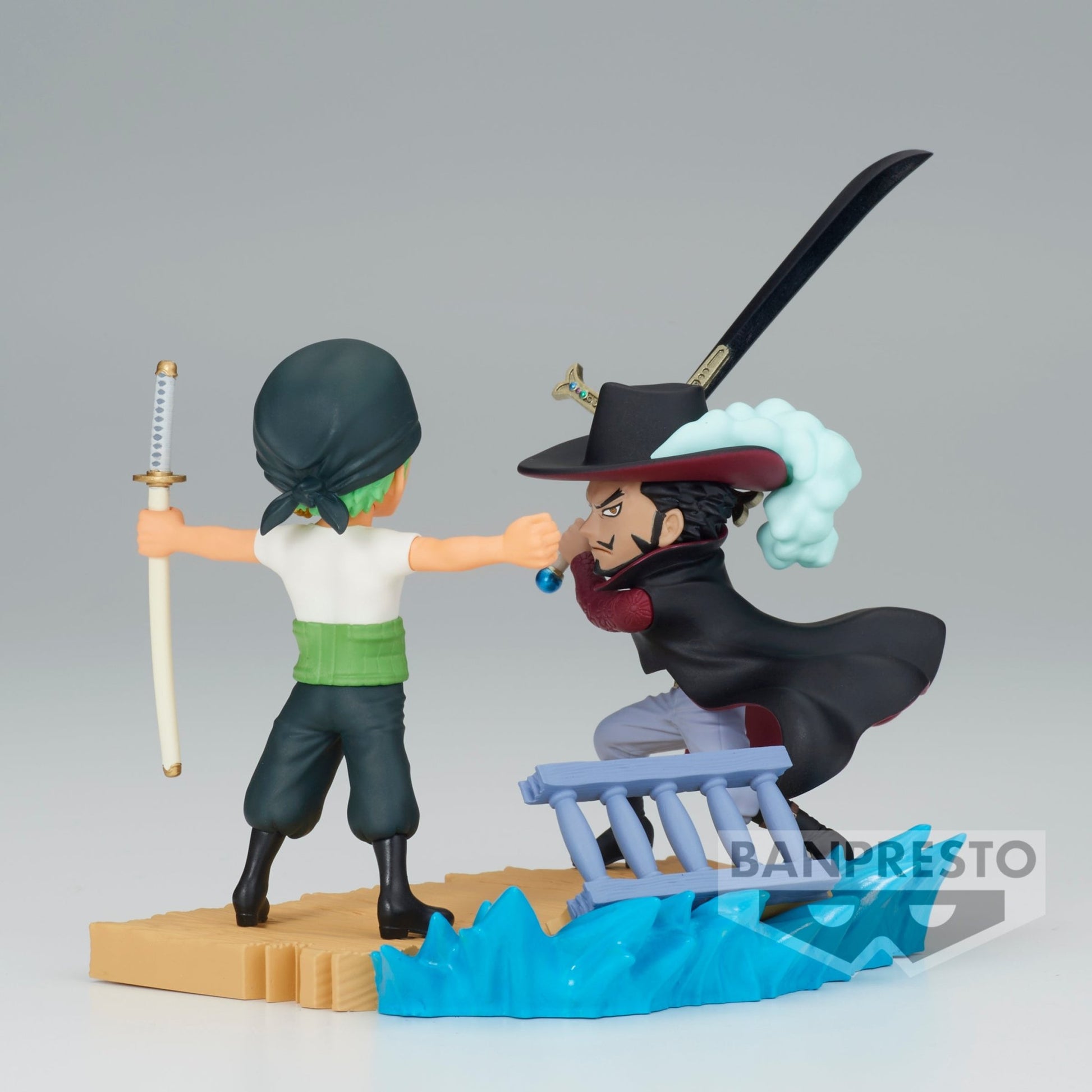 Banpresto - Zoro vs. Mihawk Log Stories World Collectible Figure (One Piece) - Good Game Anime