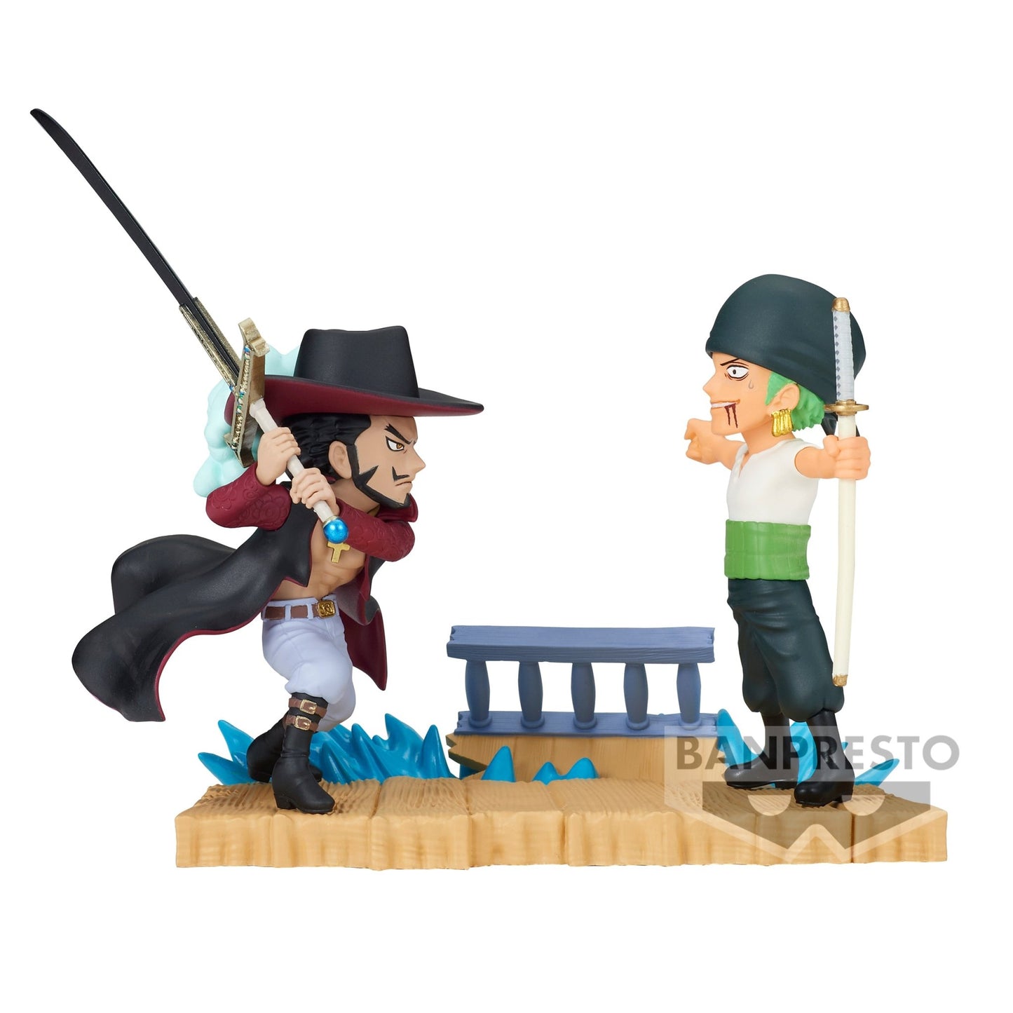 Banpresto - Zoro vs. Mihawk Log Stories World Collectible Figure (One Piece) - Good Game Anime