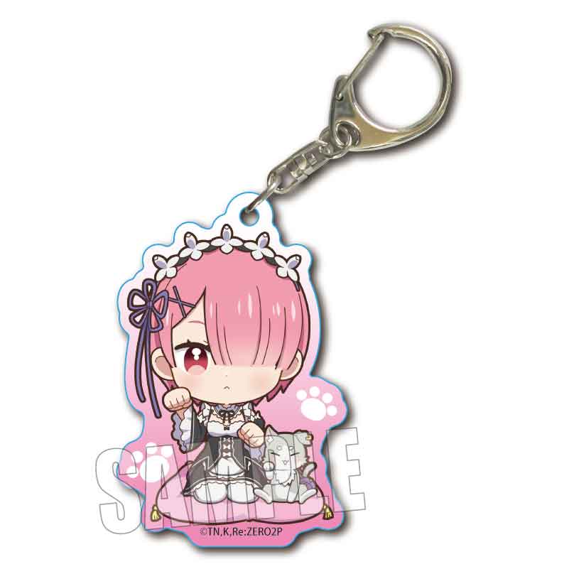 Bell House - Maneki Neko Re:Zero Starting Life in Another World Trading Acrylic Keychain: 1 Random Pull - Good Game Anime
