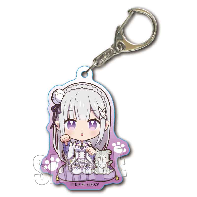 Bell House - Maneki Neko Re:Zero Starting Life in Another World Trading Acrylic Keychain: 1 Random Pull - Good Game Anime