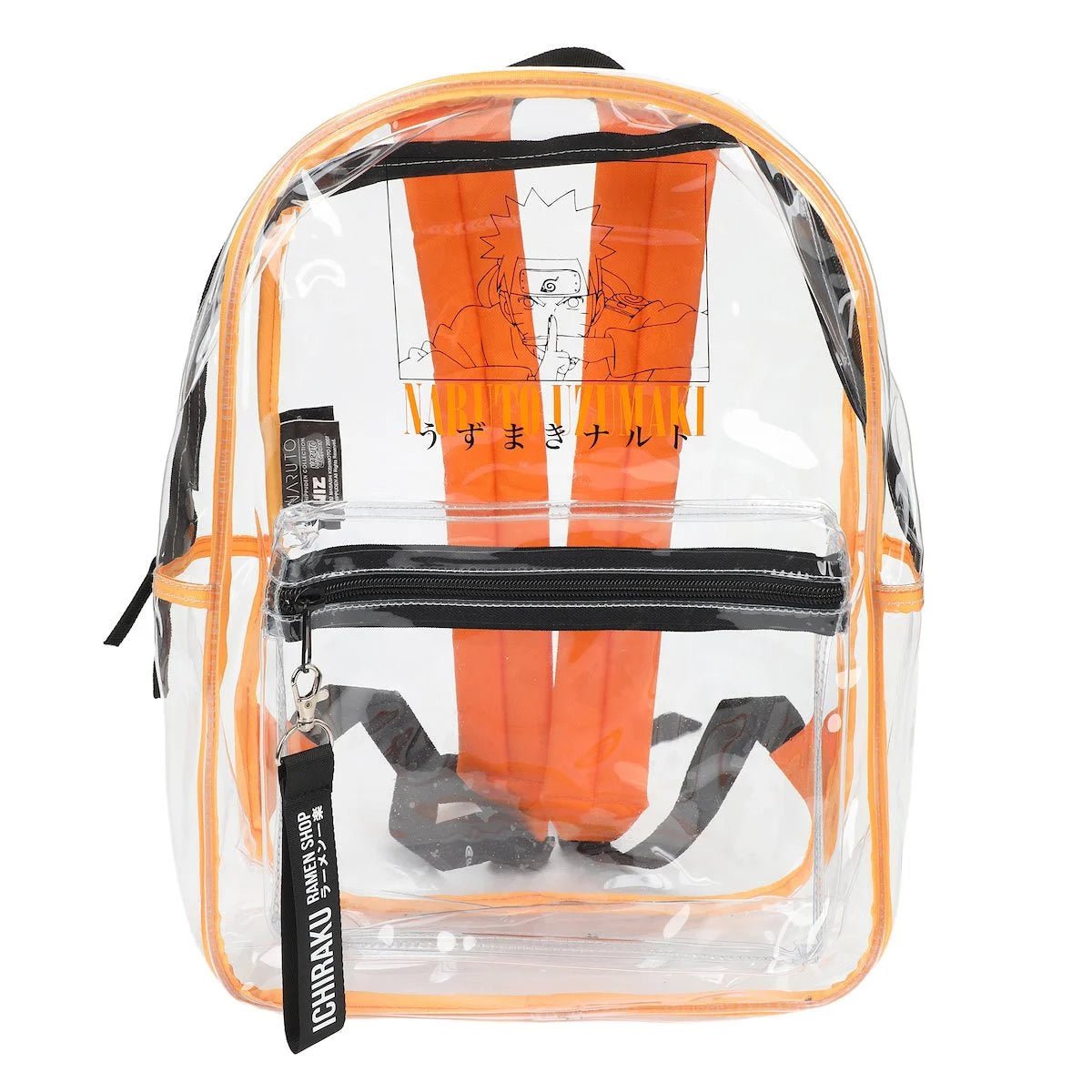 Bioworld - Naruto Clear Backpack with Utility Pocket - Good Game Anime