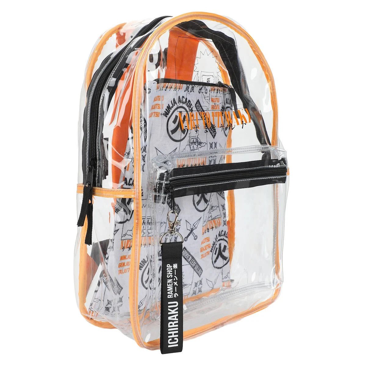 Bioworld - Naruto Clear Backpack with Utility Pocket - Good Game Anime