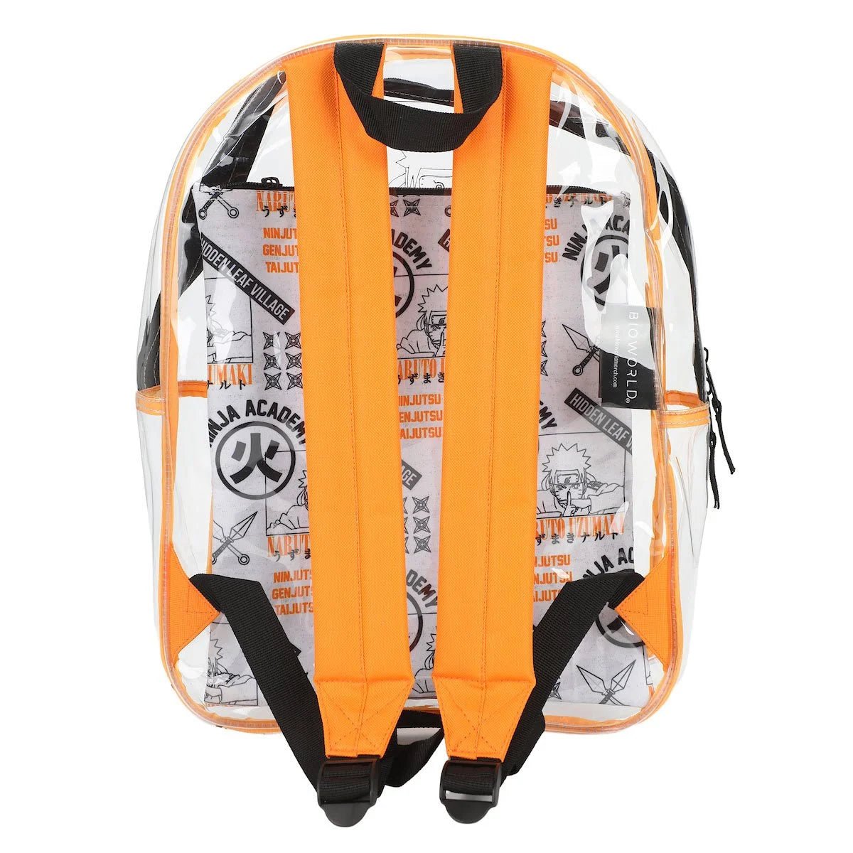 Bioworld - Naruto Clear Backpack with Utility Pocket - Good Game Anime