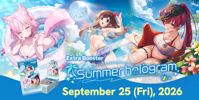 hololive OFFICIAL CARD GAME Extra Booster – Summer Hologram Booster Box