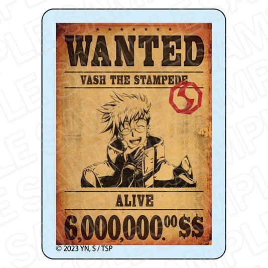 Contents Seed - TRIGUN STAMPEDE: Acrylic Badge Wanted ver. - Good Game Anime