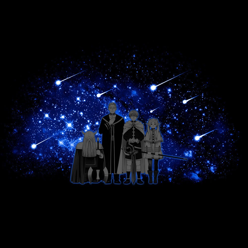 COSPA - Frieren: Beyond Journey's End The Brave and the Bold T-Shirt Black - Good Game Anime