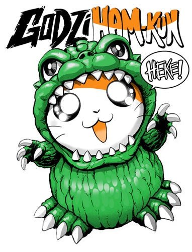 COSPA - Godziham - kun Godziham - kun T-Shirt White - Good Game Anime