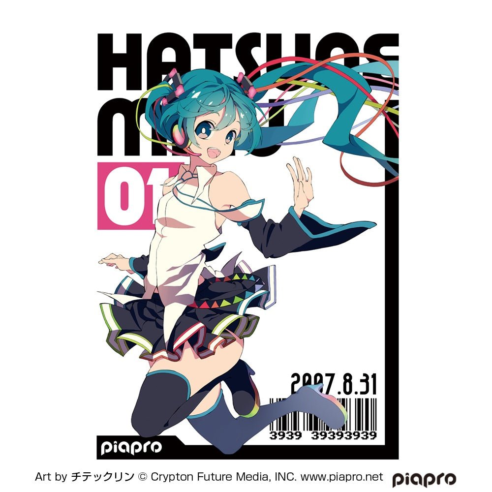 COSPA - Hatsune Miku Full Color T-shirt Chiteklyn Ver. White - Good Game Anime