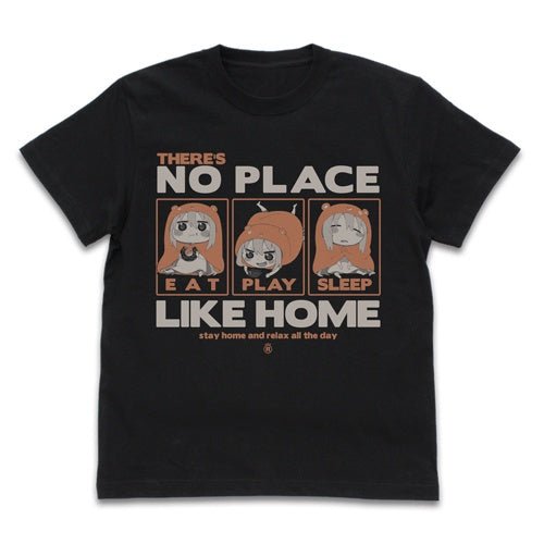 COSPA - Himouto! Umaru-chan R Umaru no Yappari Ouchi ga Ichiban T-shirt Black - Good Game Anime