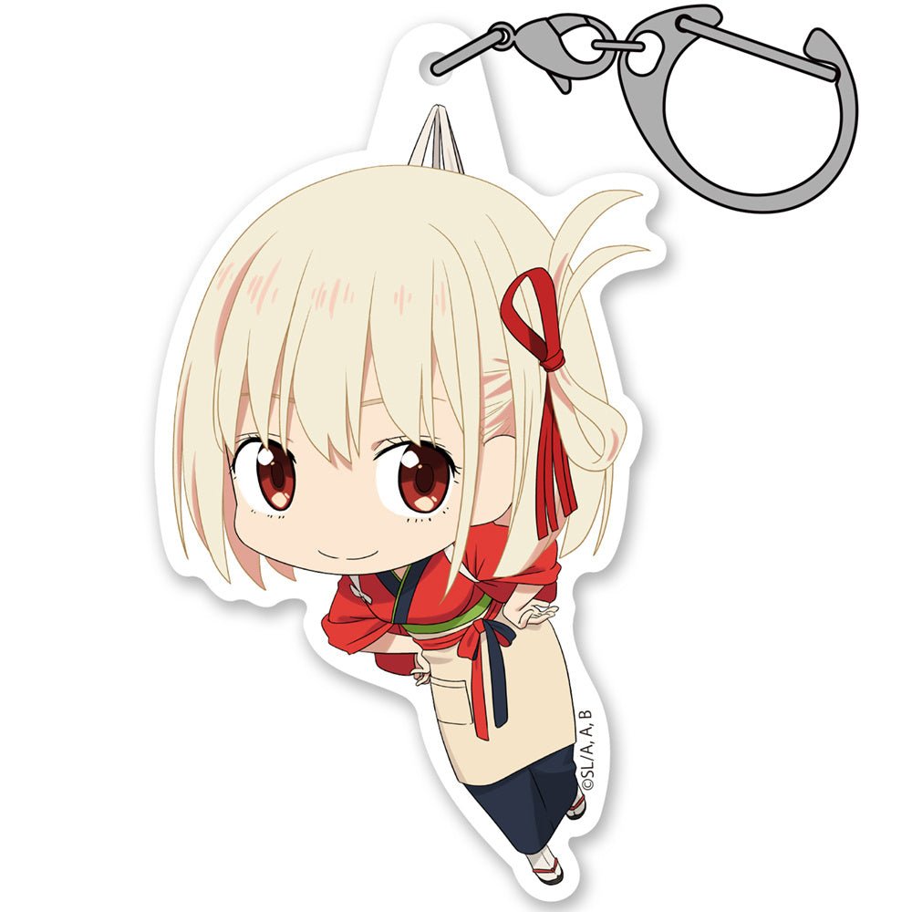 COSPA - Lycoris Recoil: Chisato Nishikigi Acrylic Tsumamare Cafe Ricorico Ver. Keychain - Good Game Anime