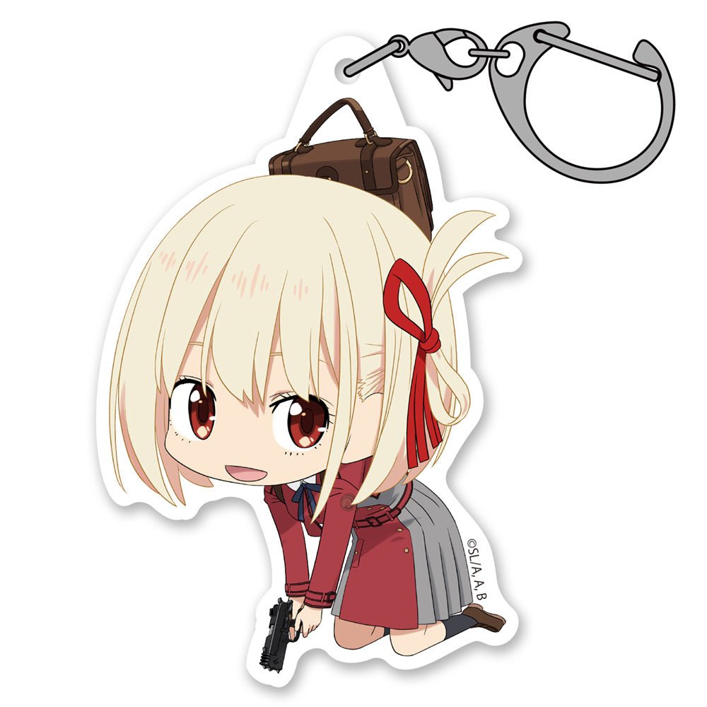 COSPA - Lycoris Recoil: Chisato Nishikigi Acrylic Tsumamare Lycoris Ver. Keychain - Good Game Anime