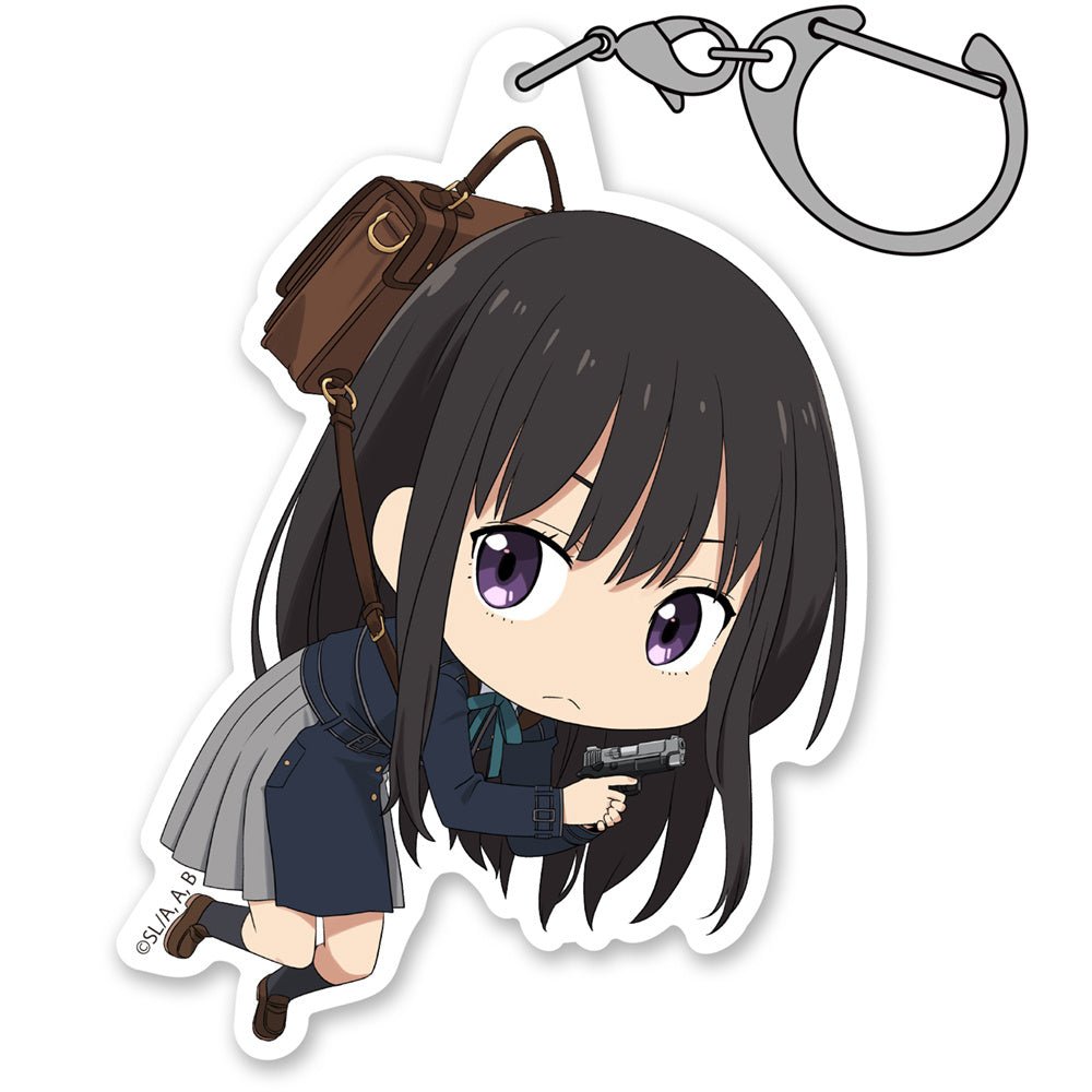 COSPA - Lycoris Recoil: Takina Inoue Acrylic Tsumamare Lycoris Ver. Keychain - Good Game Anime