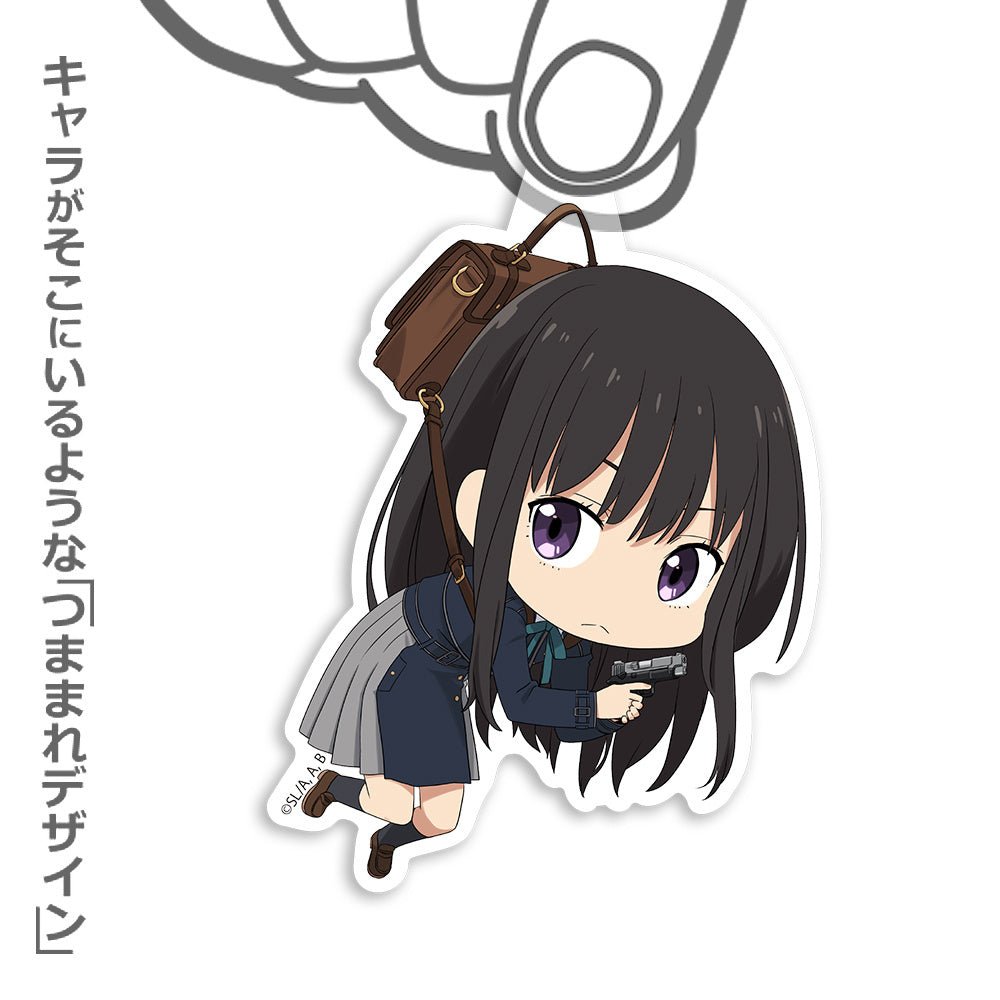 COSPA - Lycoris Recoil: Takina Inoue Acrylic Tsumamare Lycoris Ver. Keychain - Good Game Anime