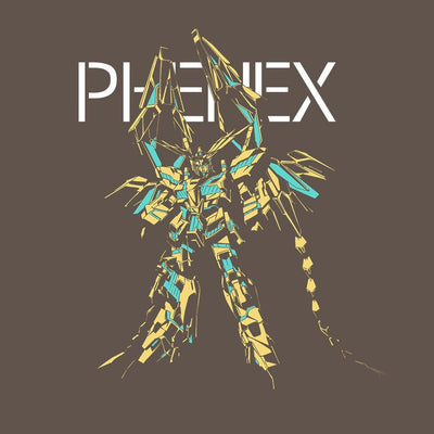 COSPA - Mobile Suit Gundam Narrative Unicorn Gundam 03 Phenex T-Shirt Charcoal - Good Game Anime