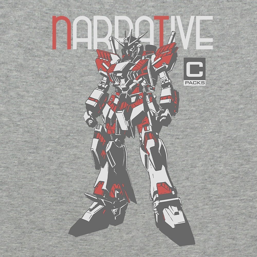 COSPA - Mobile Suit Gundam NT Narrative Gundam C - Packs T-Shirt Mix Gray - Good Game Anime