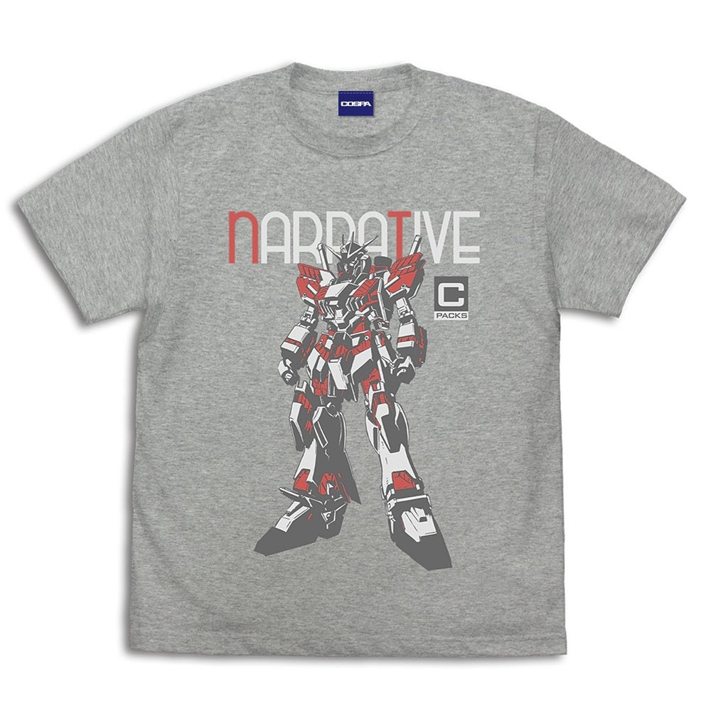 COSPA - Mobile Suit Gundam NT Narrative Gundam C - Packs T-Shirt Mix Gray - Good Game Anime