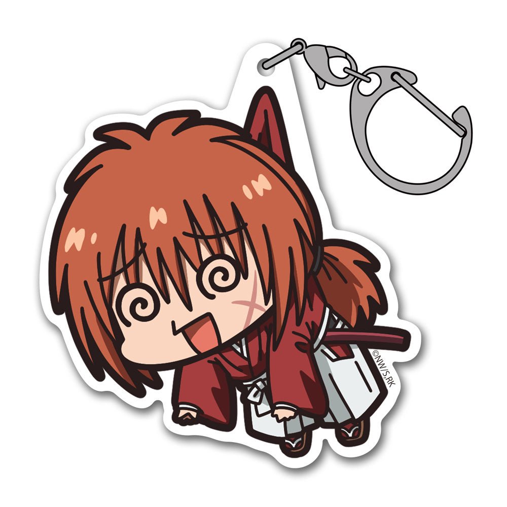 COSPA - Rurouni Kenshin Meiji Swordsman Romantic Story: Kennshin Himura Acrylic Tsumamare Keychain - Good Game Anime