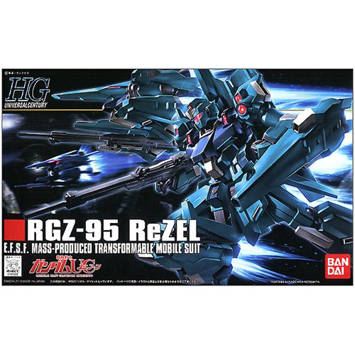 HG 1:144 Gundam Unicorn RGZ-95 ReZEL Model Kit