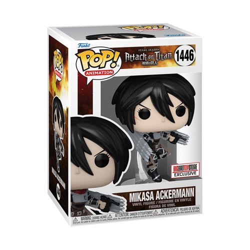 Funko - Attack on Titan Mikasa Ackerman (Final Season) Metallic Funko Pop! Vinyl Figure #1446 - BBTS Exclusive - Good Game Anime