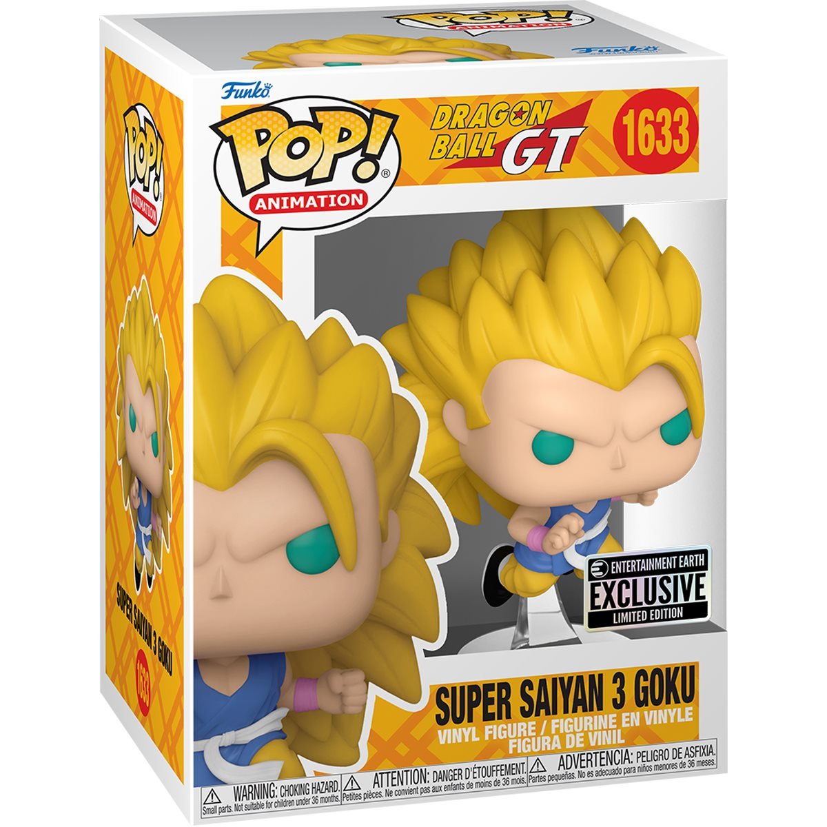 Funko - Dragon Ball GT Super Saiyan 3 Goku Funko Pop! Vinyl Figure #1633 - Entertainment Earth Exclusive - Good Game Anime