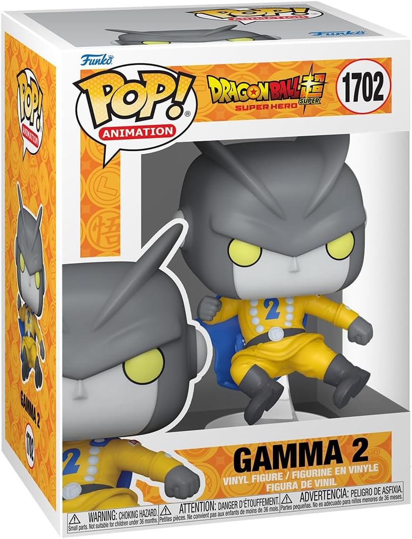 Funko - Dragon Ball Super: Super Hero Gamma 2 Funko Pop! Vinyl Figure #1702 - Good Game Anime