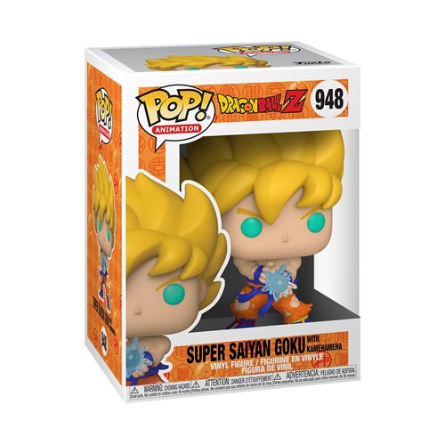 Funko - Dragon Ball Z Super Saiyan Goku with Kamehameha Wave Funko Pop! Vinyl Figure #948 - Good Game Anime