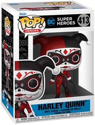 funko - Funko Pop! Heroes: Dia de Los DC - #413 Harley Quinn - Good Game Anime