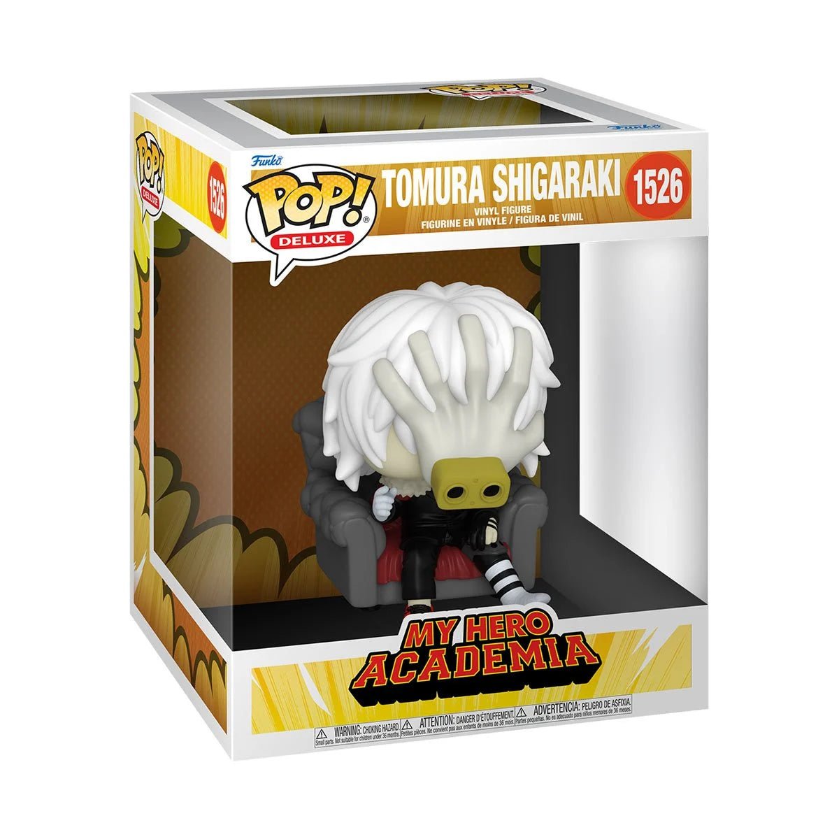 Funko - Funko Pop! My Hero Academia Tomura Shigaraki In Chair Deluxe Vinyl Figure #1526 - Good Game Anime