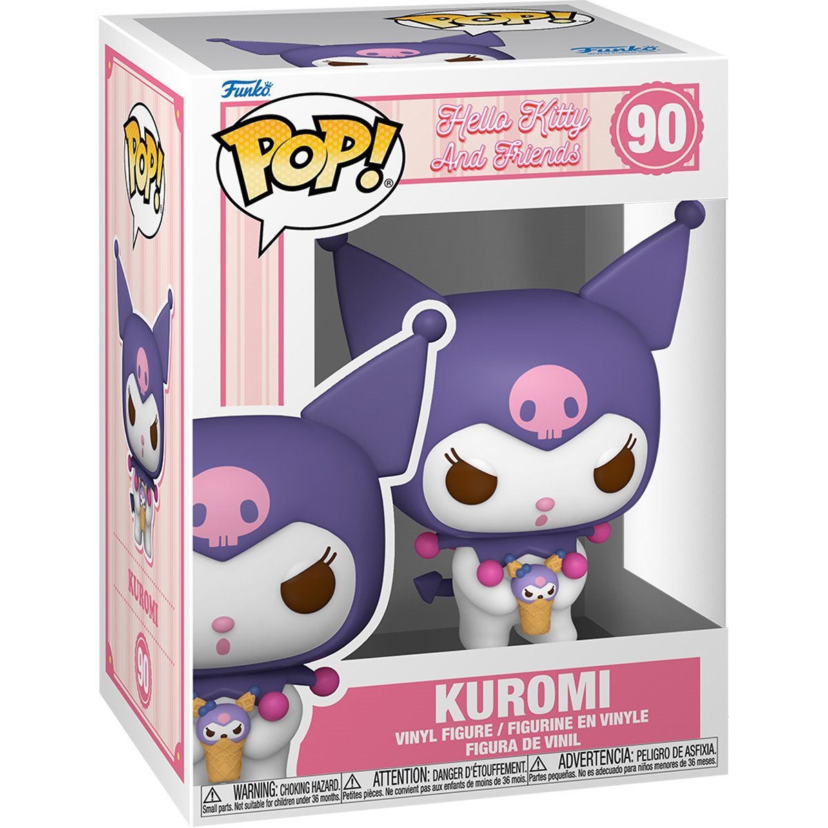 Funko - Hello Kitty and Friends Kuromi with Dessert Funko Pop! Vinyl Figure #90 - Good Game Anime