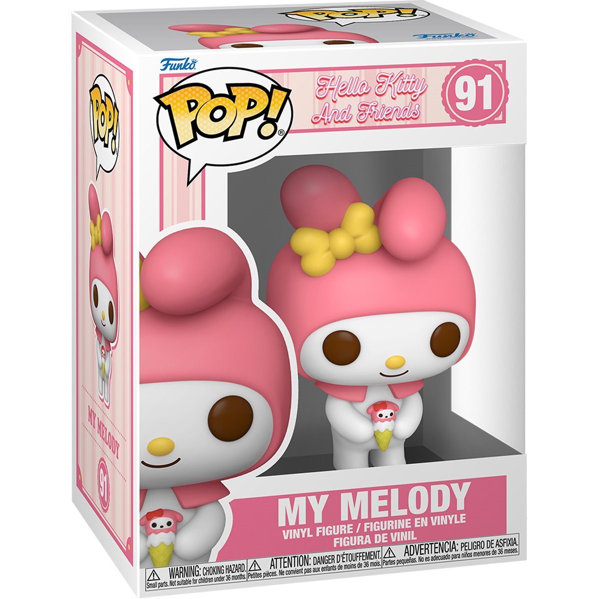 Funko - Hello Kitty and Friends My Melody with Dessert Funko Pop! Vinyl Figure #91 - Good Game Anime