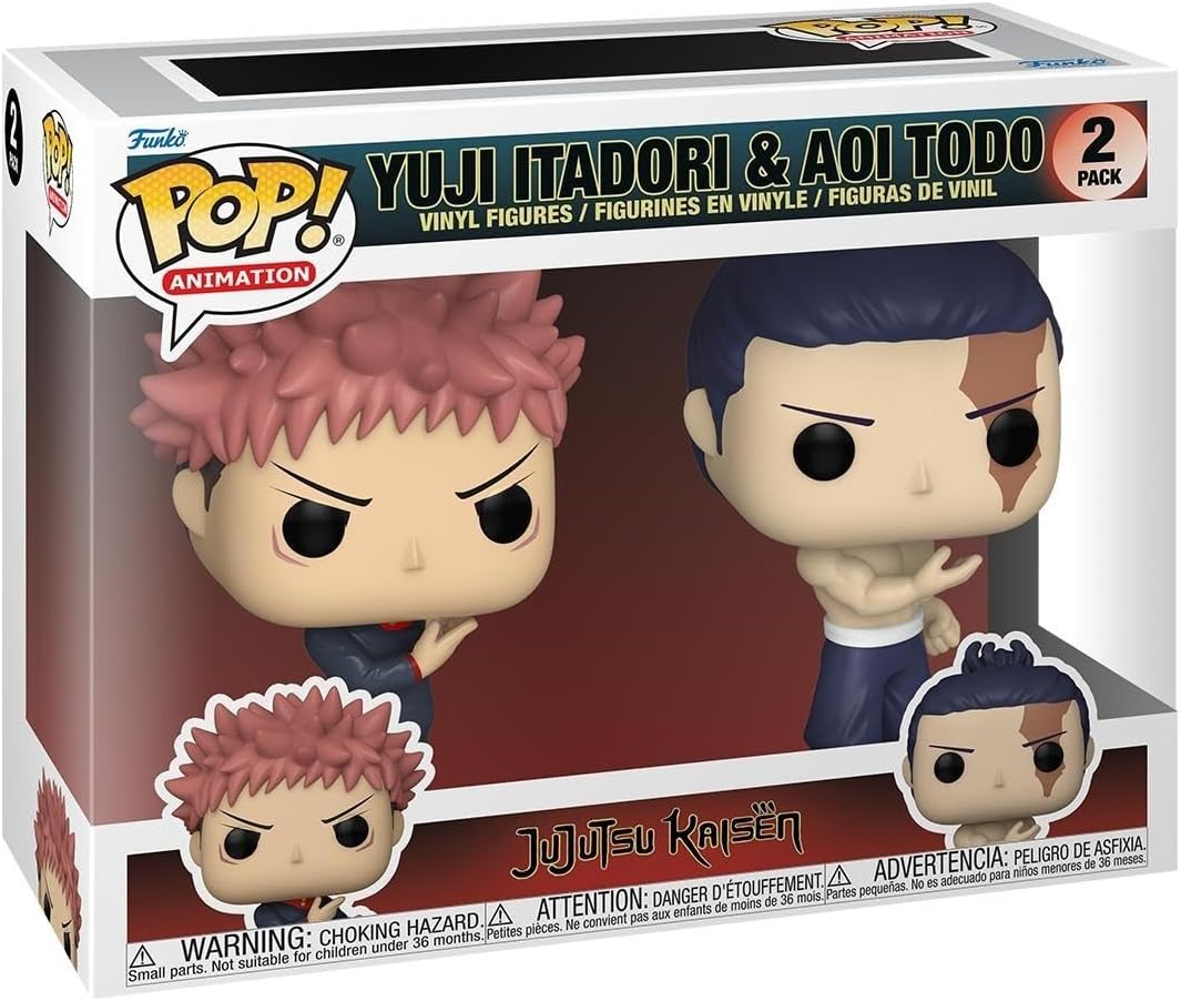 Funko - Jujutsu Kaisen Yuji Itadori and Aoi Todo Funko Pop! Vinyl Figure 2 - Pack - Good Game Anime