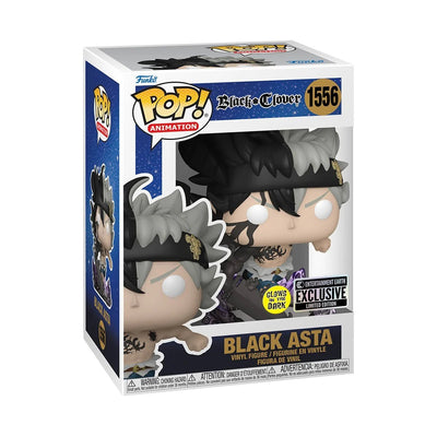 Funko - Pop! Black Clover Black Asta Glow-in-the-Dark Entertainment Earth Exclusive #1556 - Good Game Anime