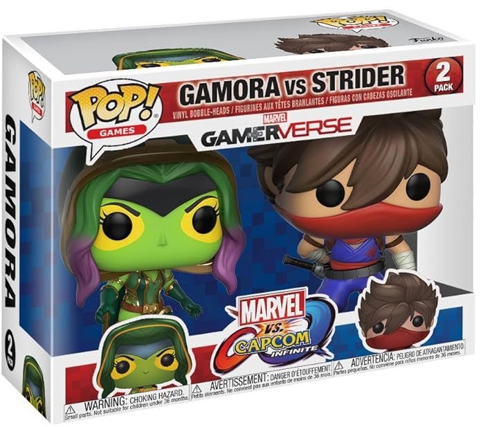 Funko - Pop! Games Marvel vs Capcom Gamora vs Strider - Good Game Anime