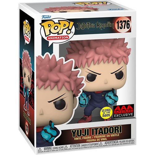 Funko - Pop! Jujutsu Kaisen Yuji Itadori Divergent Fist Glow-in-the Dark #1376 - AAA Anime Exclusive - Good Game Anime