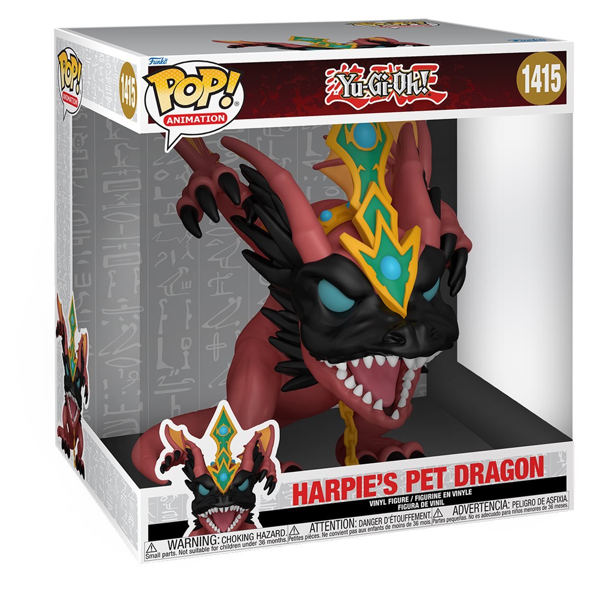 Funko - Pop! Jumbo Yu-Gi-Oh! Harpie's Pet Dragon #1415 - Good Game Anime