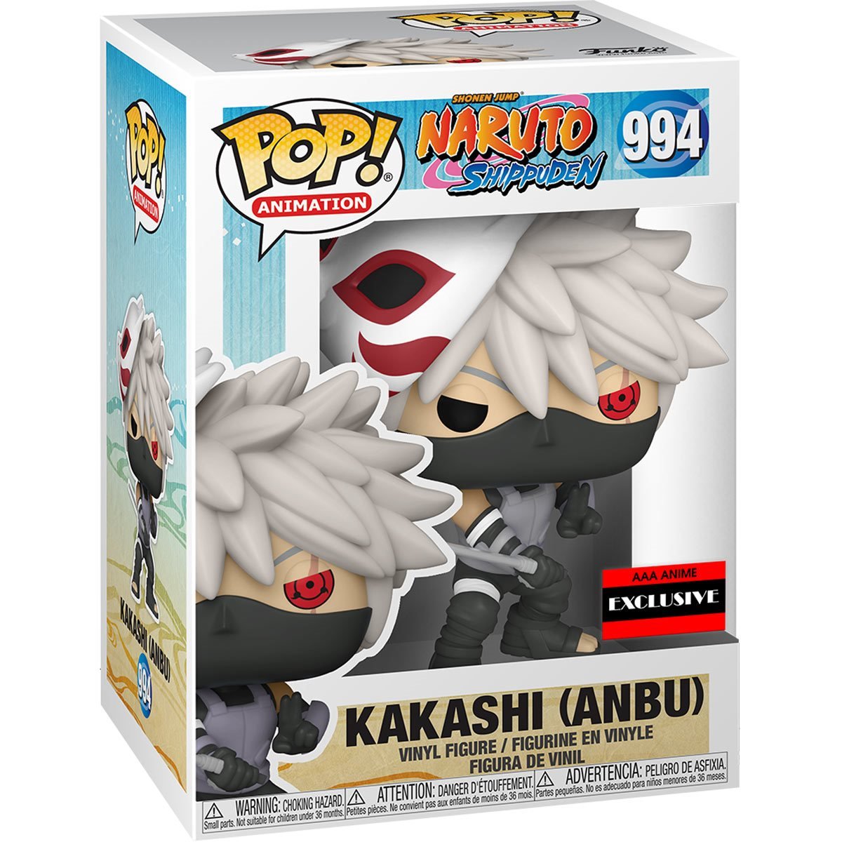Funko - Pop! Naruto Kakashi (Anbu) AAA Anime Exclusive #994 - Good Game Anime