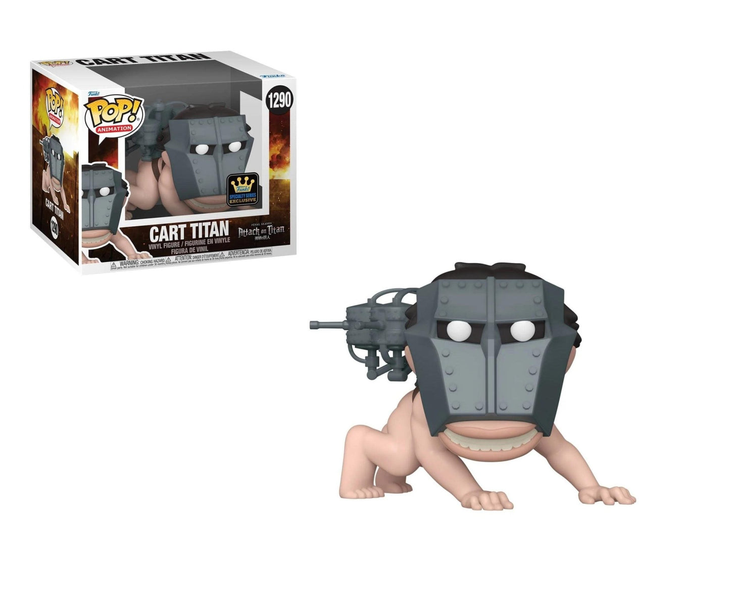 Funko - Pop! Super Attack on Titan Cart Titan Funko Specialty Series Exclusive #1290 - Good Game Anime