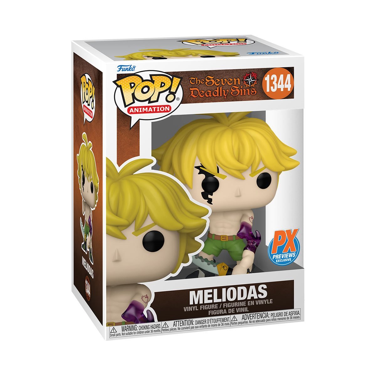 Funko - Pop! The Seven Deadly Sins Meliodas Previews PX Exclusive #1344 - Good Game Anime