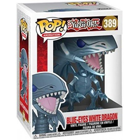 Funko - Pop! Yu-Gi-Oh! Blue Eyes White Dragon Vinyl Figure #389 - Good Game Anime