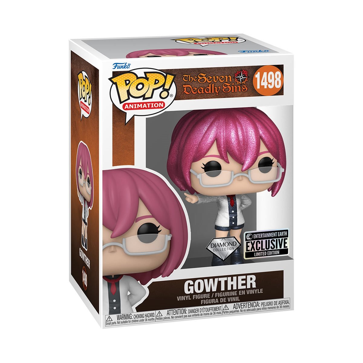 Funko - Seven Deadly Sins Gowther Diamond Glitter Funko Pop! Vinyl Figure 1498 - Entertainment Earth Exclusive - Good Game Anime